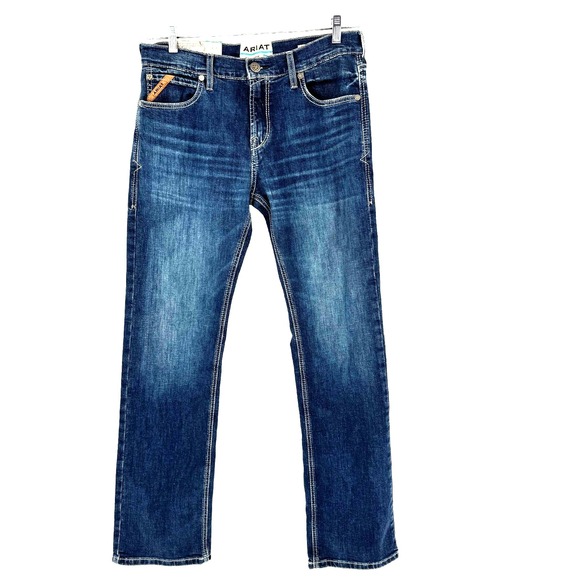 Ariat M7 Slim Straight Leg Jeans Men's 33X34 Randolph Landman Yellowstone New - Picture 9 of 11